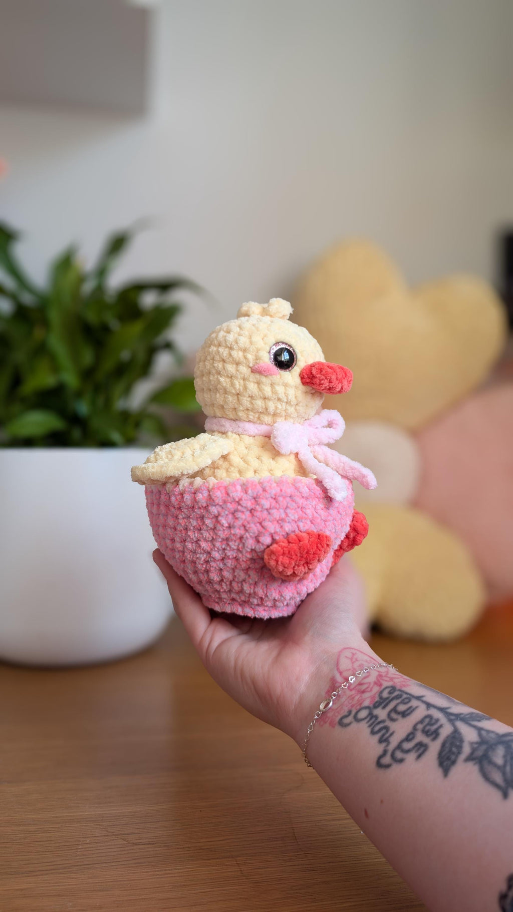Cute Duck in a Cup Crochet Pattern PDF