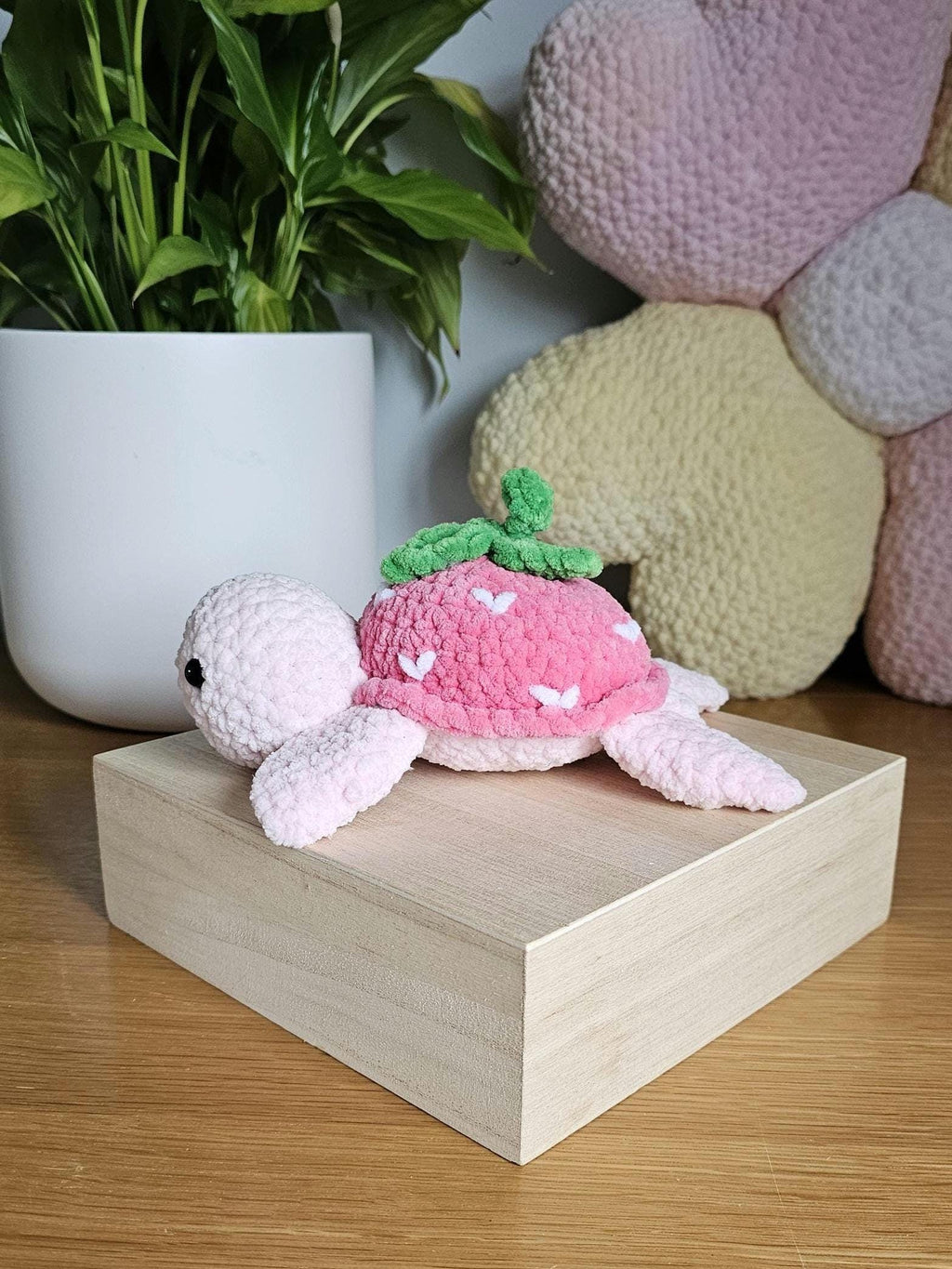 Sweet Strawberry Turtle Crochet Pattern PDF