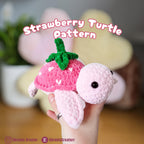 Sweet Strawberry Turtle Crochet Pattern PDF