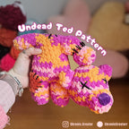 Undead Ted Crochet Pattern PDF