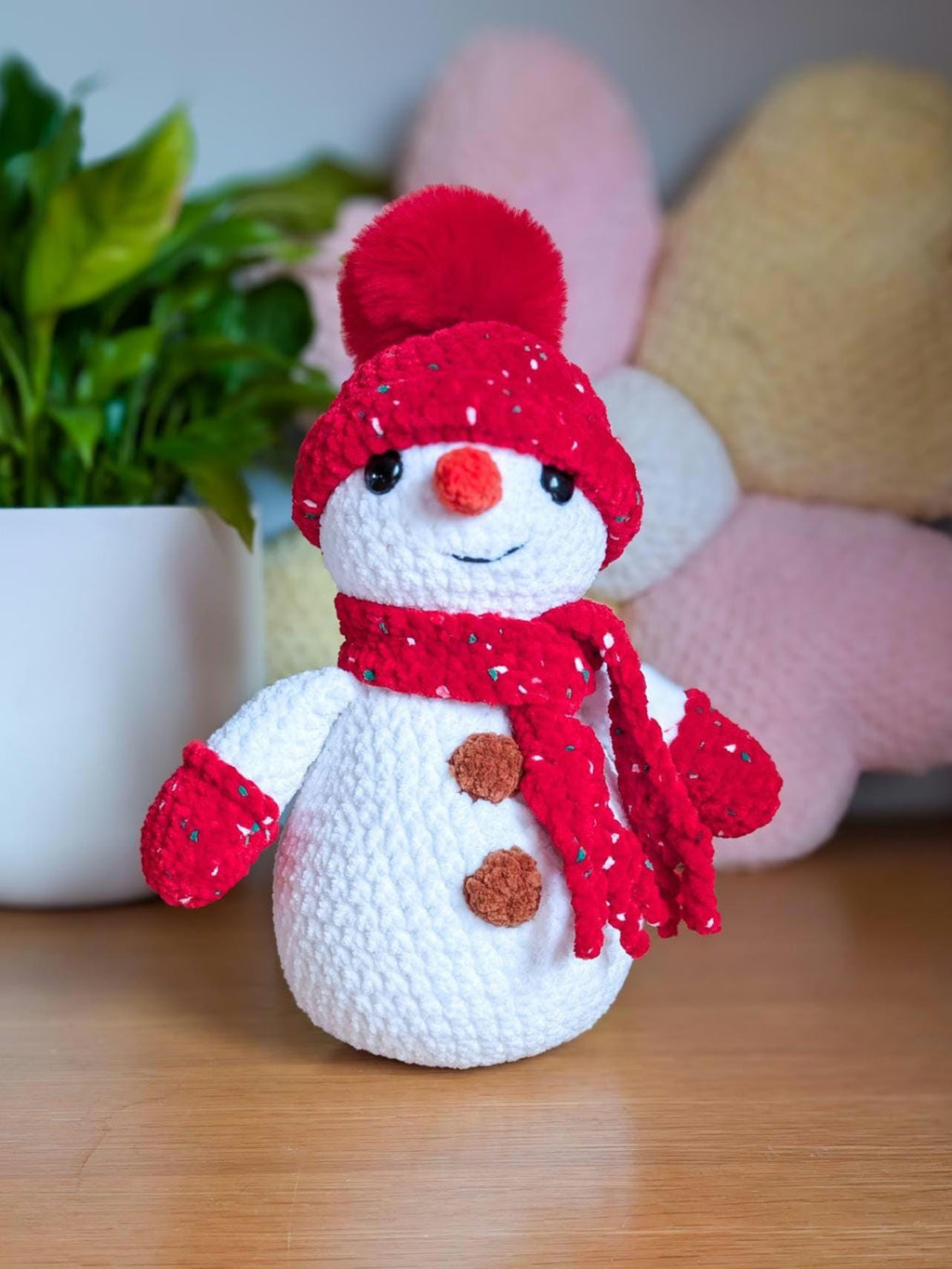 Lumi the Snowman Crochet Pattern PDF