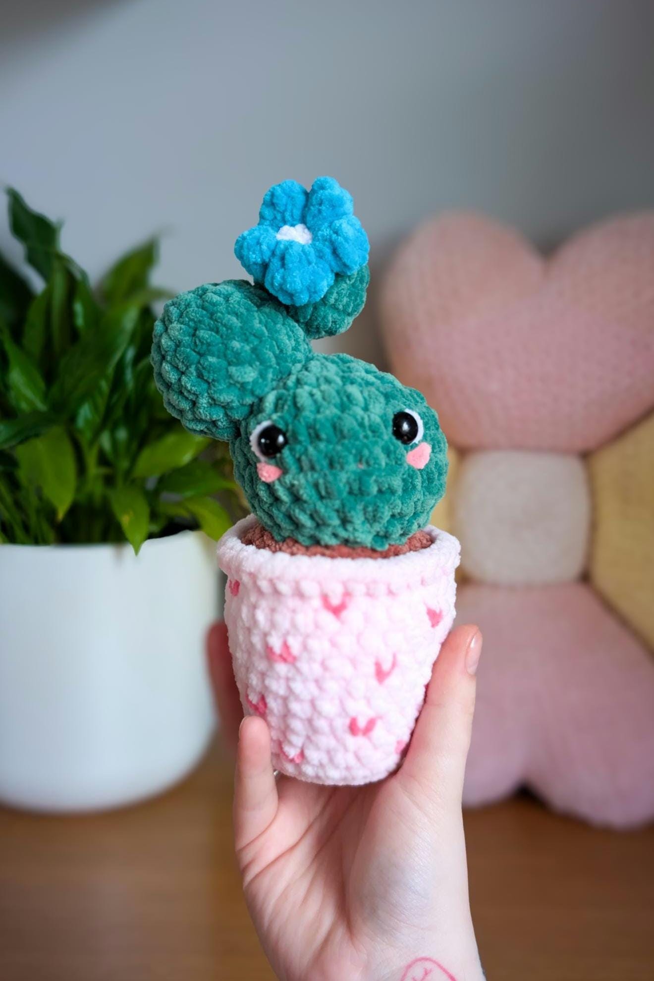 Kawaii 2-in-1 Cactus Crochet Patterns PDF