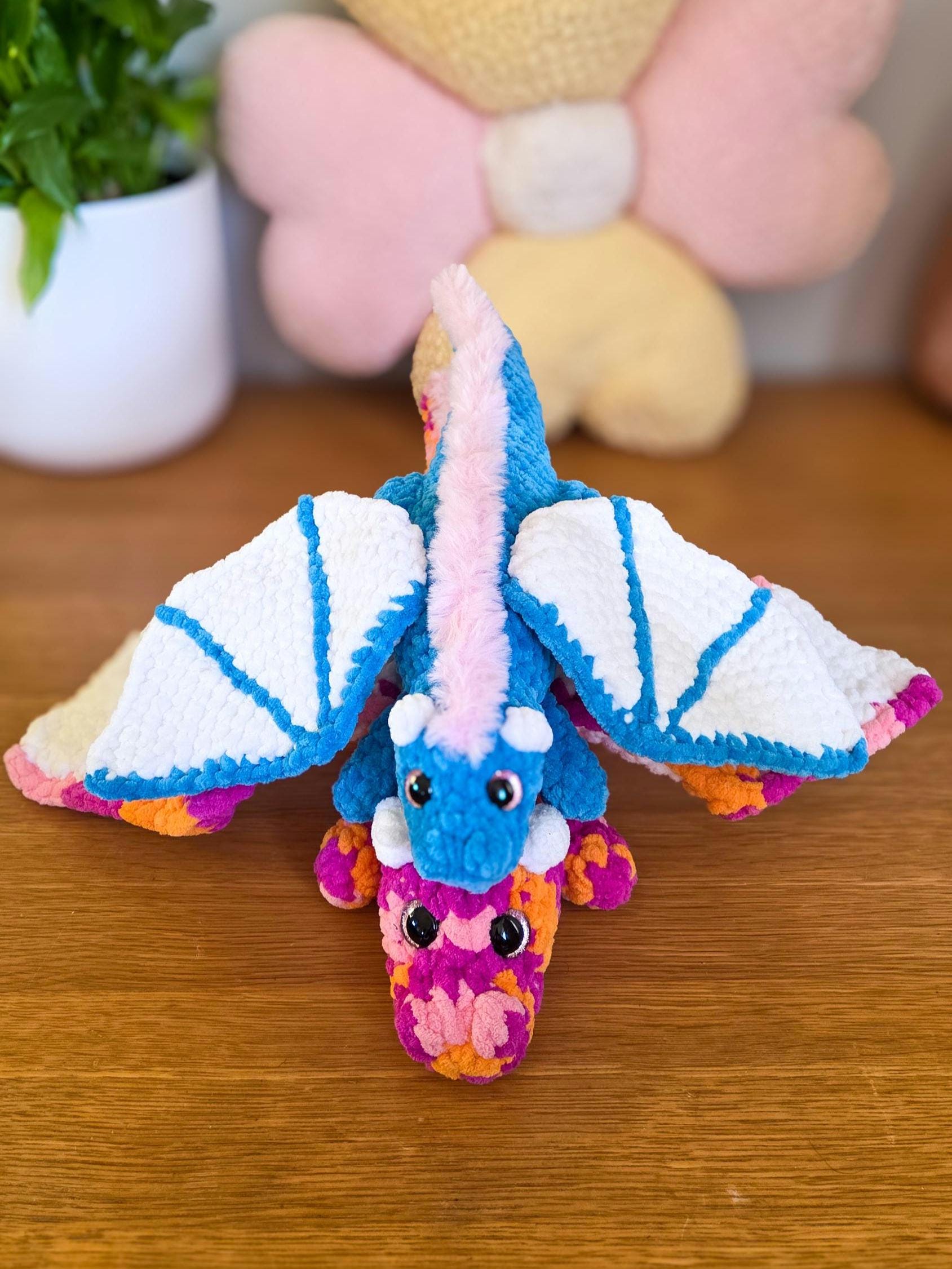 Eclipse the Dragon Crochet Pattern PDF