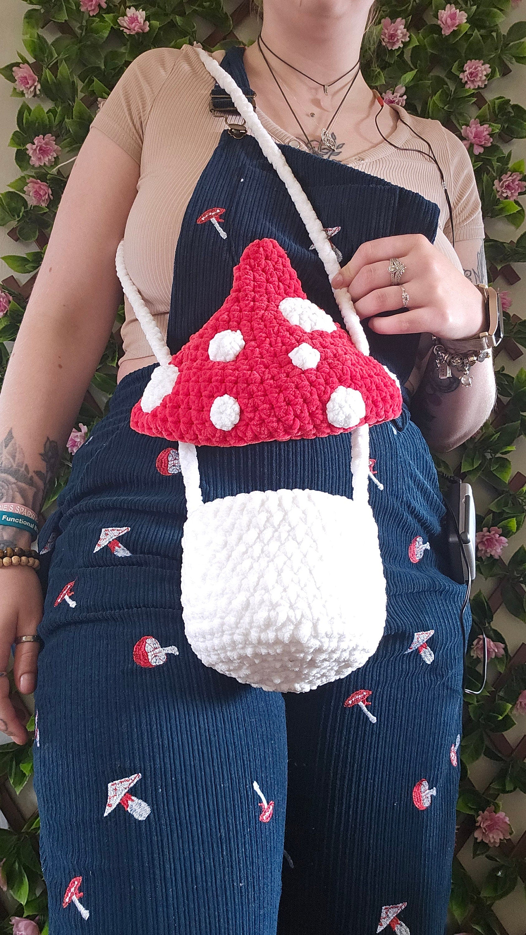 Cottagecore Mushroom Bag Crochet Pattern PDF