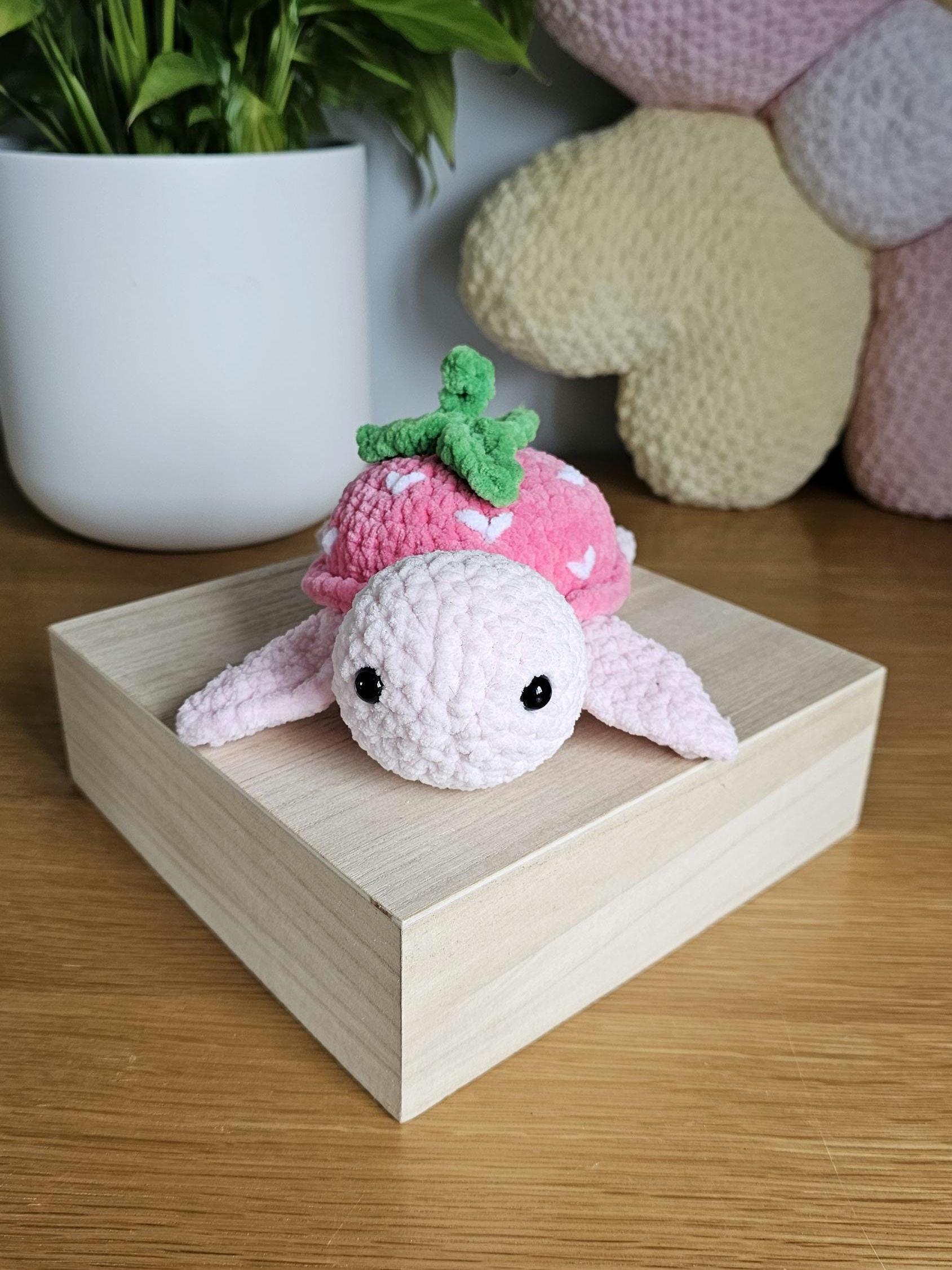 Sweet Strawberry Turtle Crochet Pattern PDF