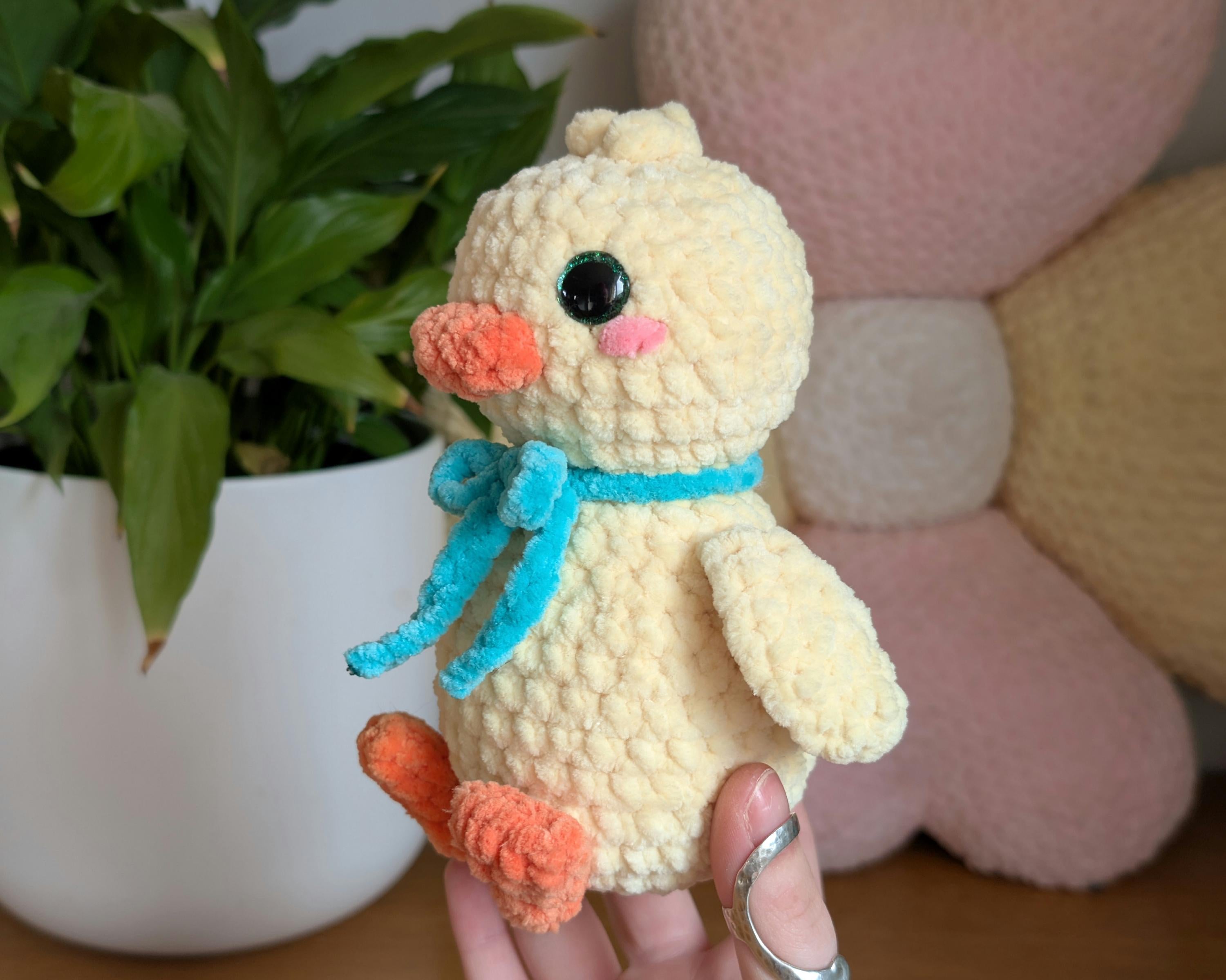 Cute Duck in a Cup Crochet Pattern PDF