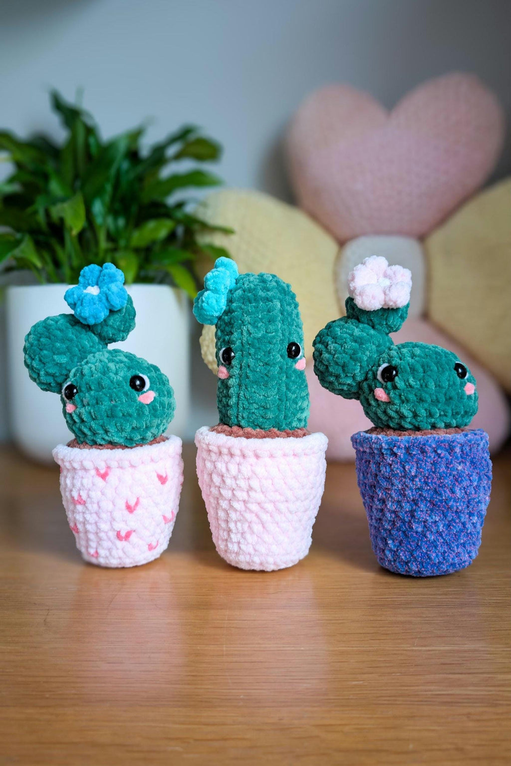 Kawaii 2-in-1 Cactus Crochet Patterns PDF