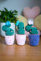 Kawaii 2-in-1 Cactus Crochet Patterns PDF