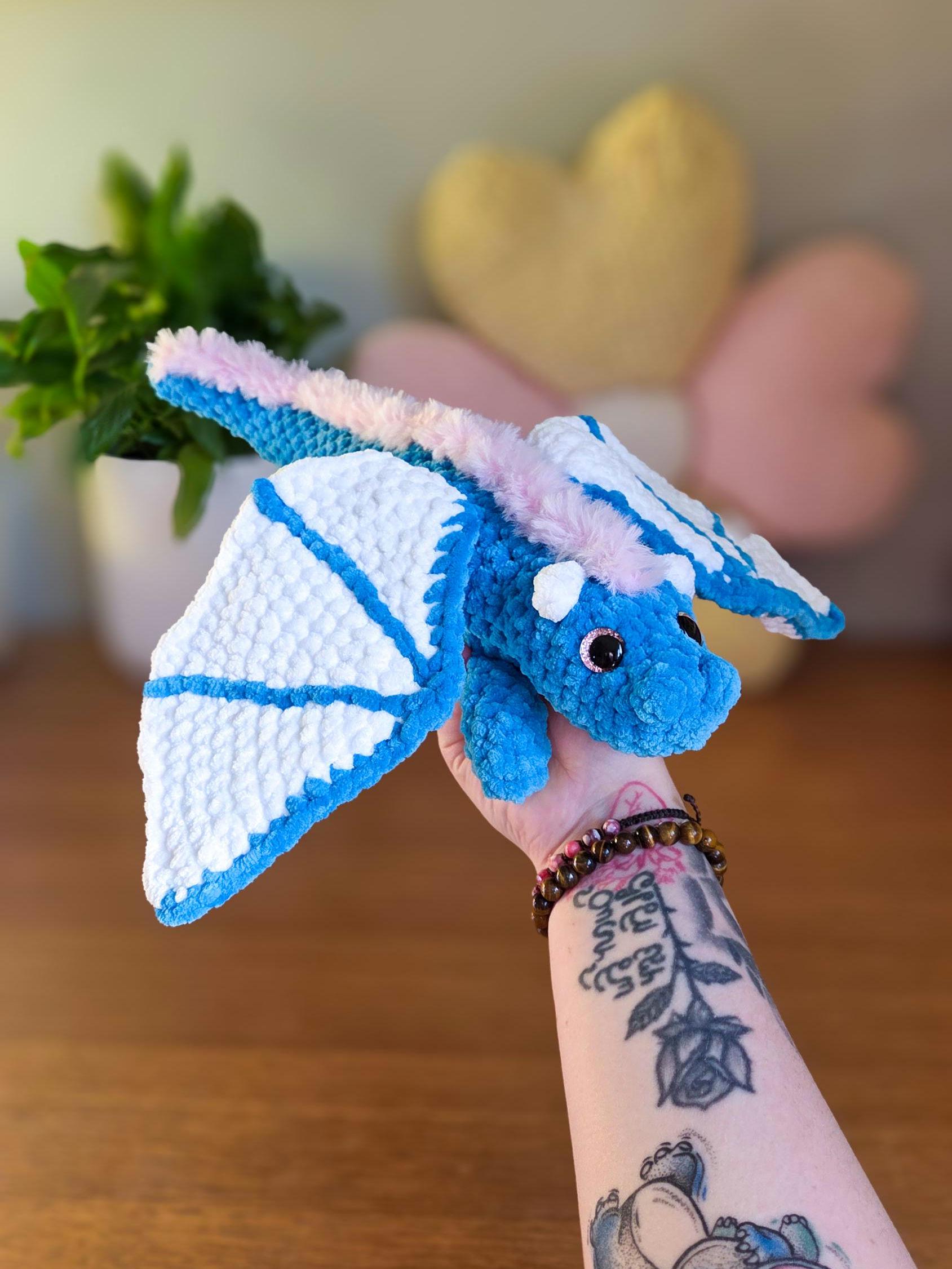 Eclipse the Dragon Crochet Pattern PDF