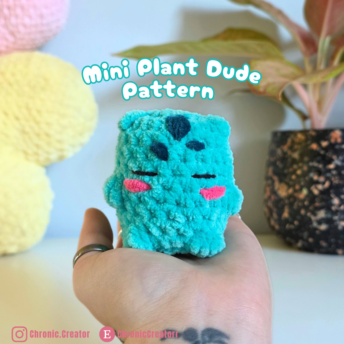 Crochet Mini Plant Dude | Crochet PDF Pattern