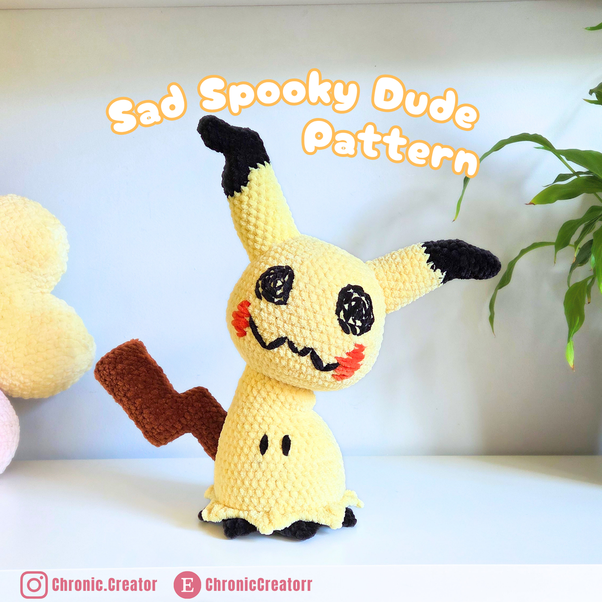Sad Spooky Dude - Crochet PDF Pattern