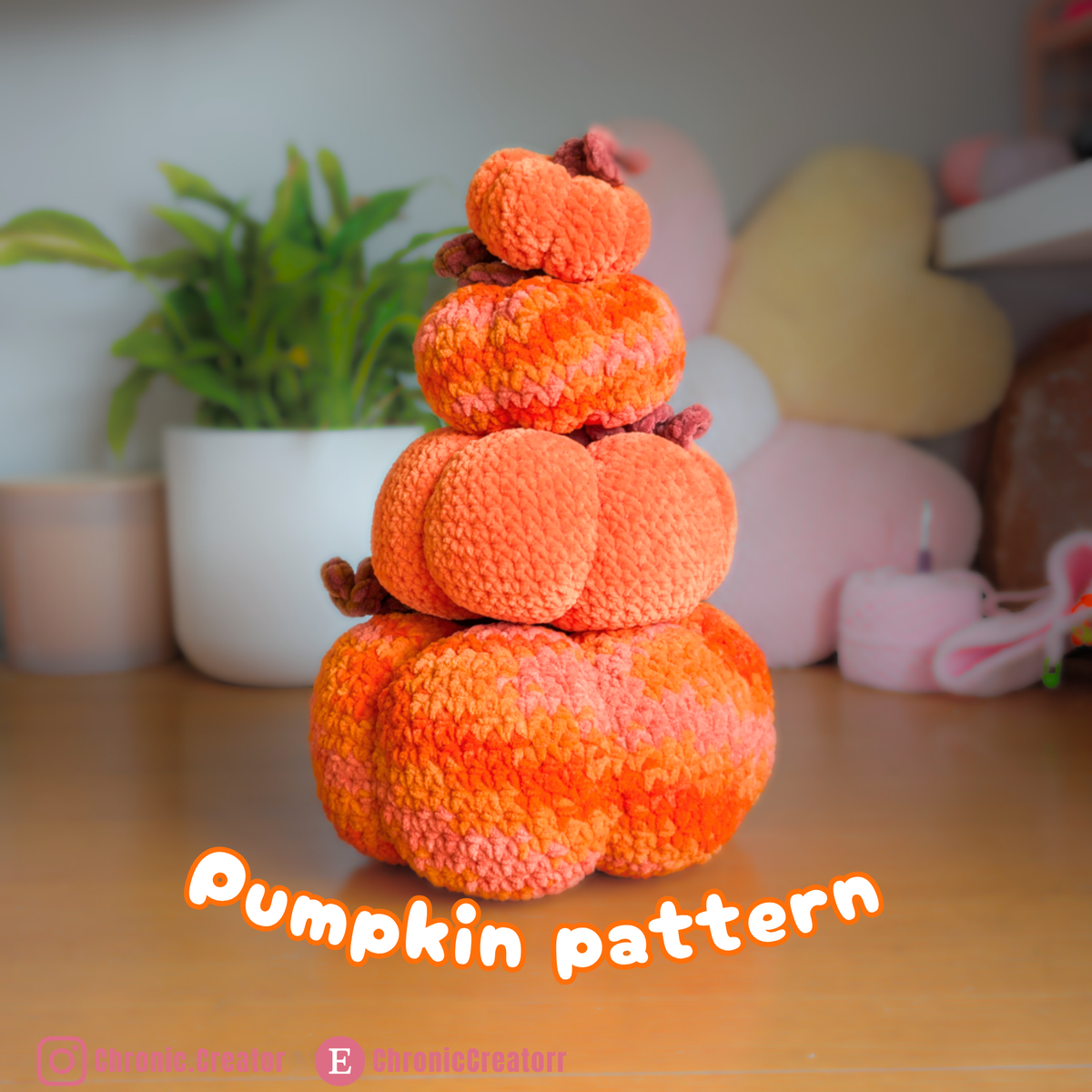 2-in-1 Pumpkin Pattern - Crochet PDF Pattern