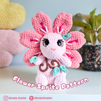 Flora the Flower Sprite - Crochet PDF Pattern