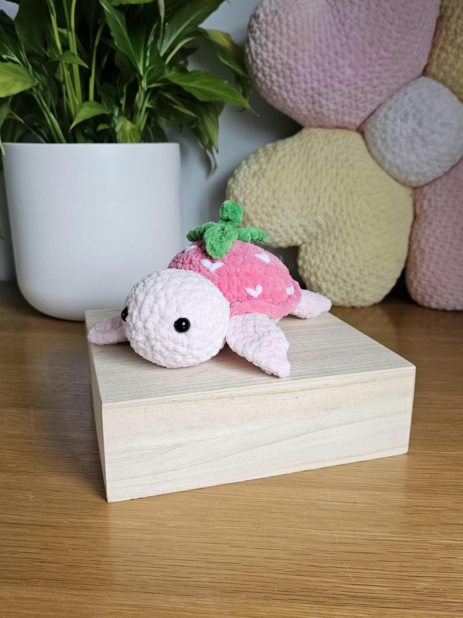 Sweet Strawberry Turtle Crochet Pattern PDF
