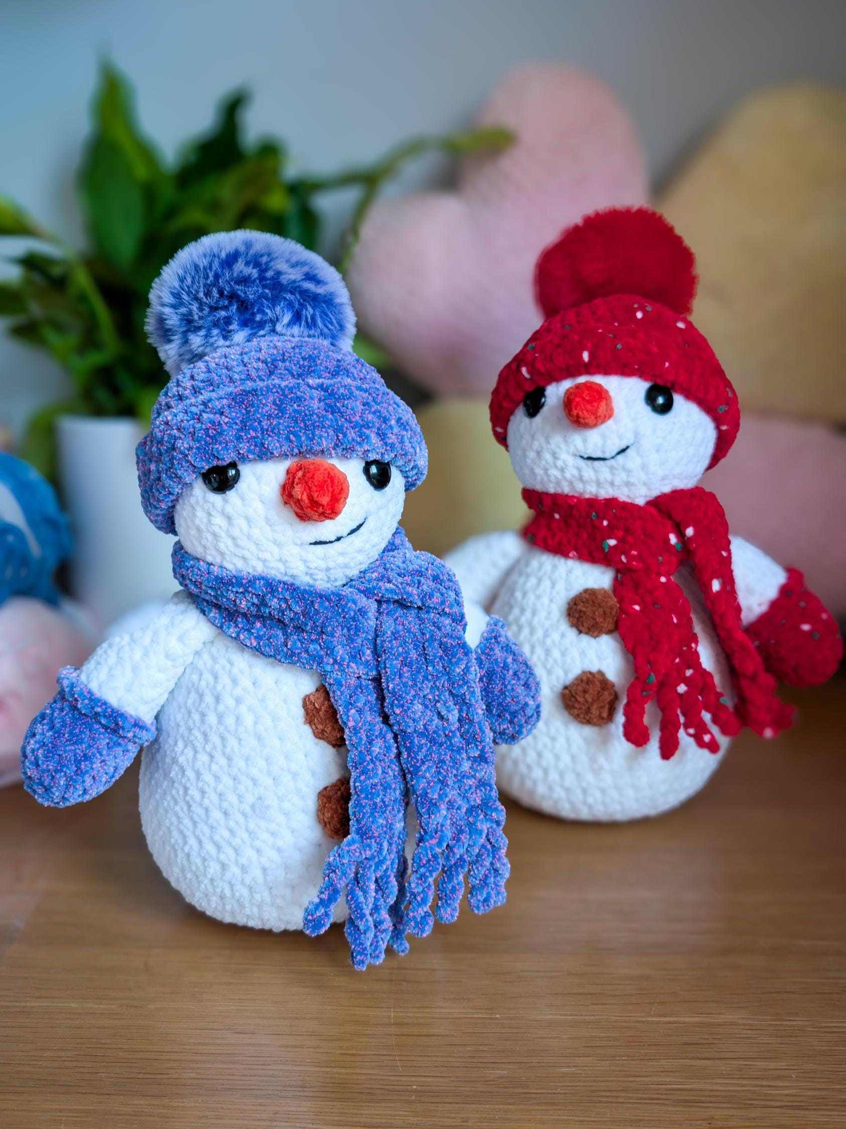 Lumi the Snowman Crochet Pattern PDF