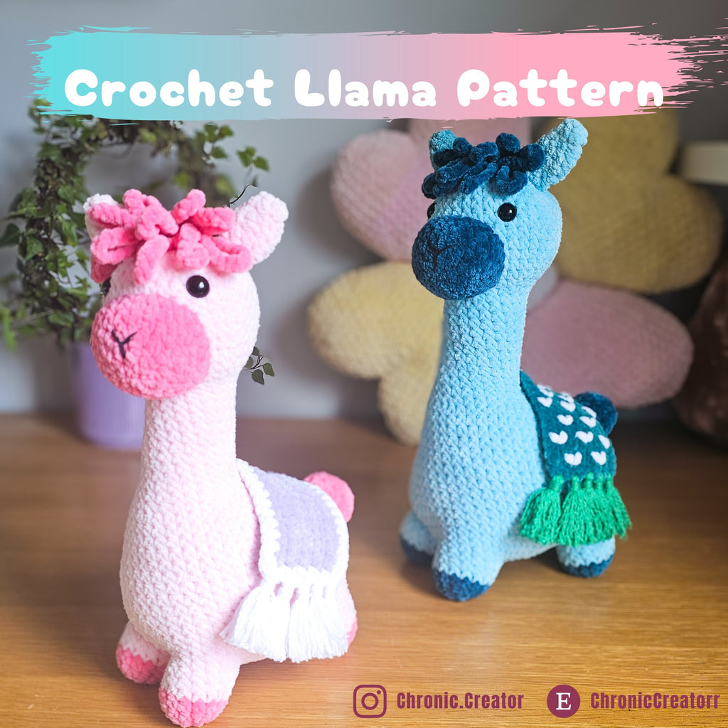 Lulu the Llama Crochet Pattern PDF