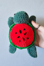 Juicy Watermelon Turtle Crochet Pattern PDF
