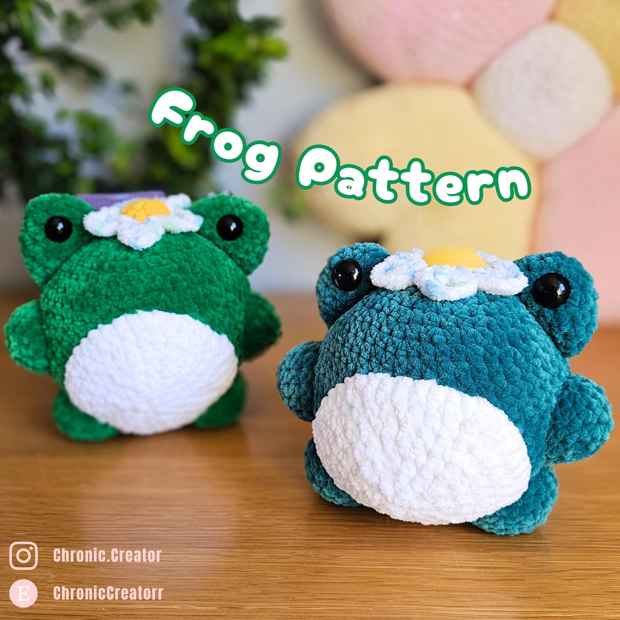 Herbert the Frog Crochet Pattern PDF