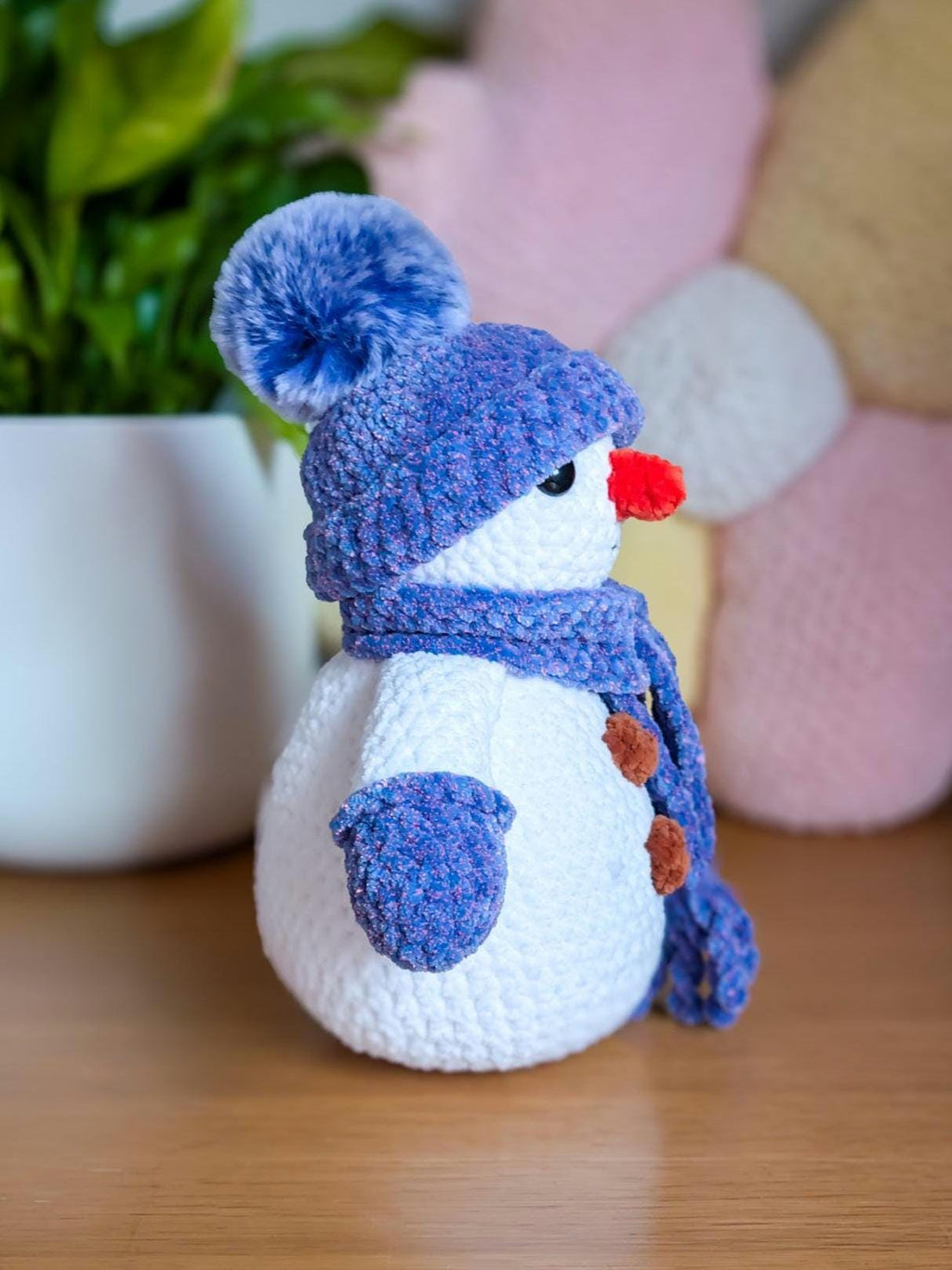 Lumi the Snowman Crochet Pattern PDF