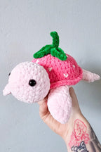 Sweet Strawberry Turtle Crochet Pattern PDF