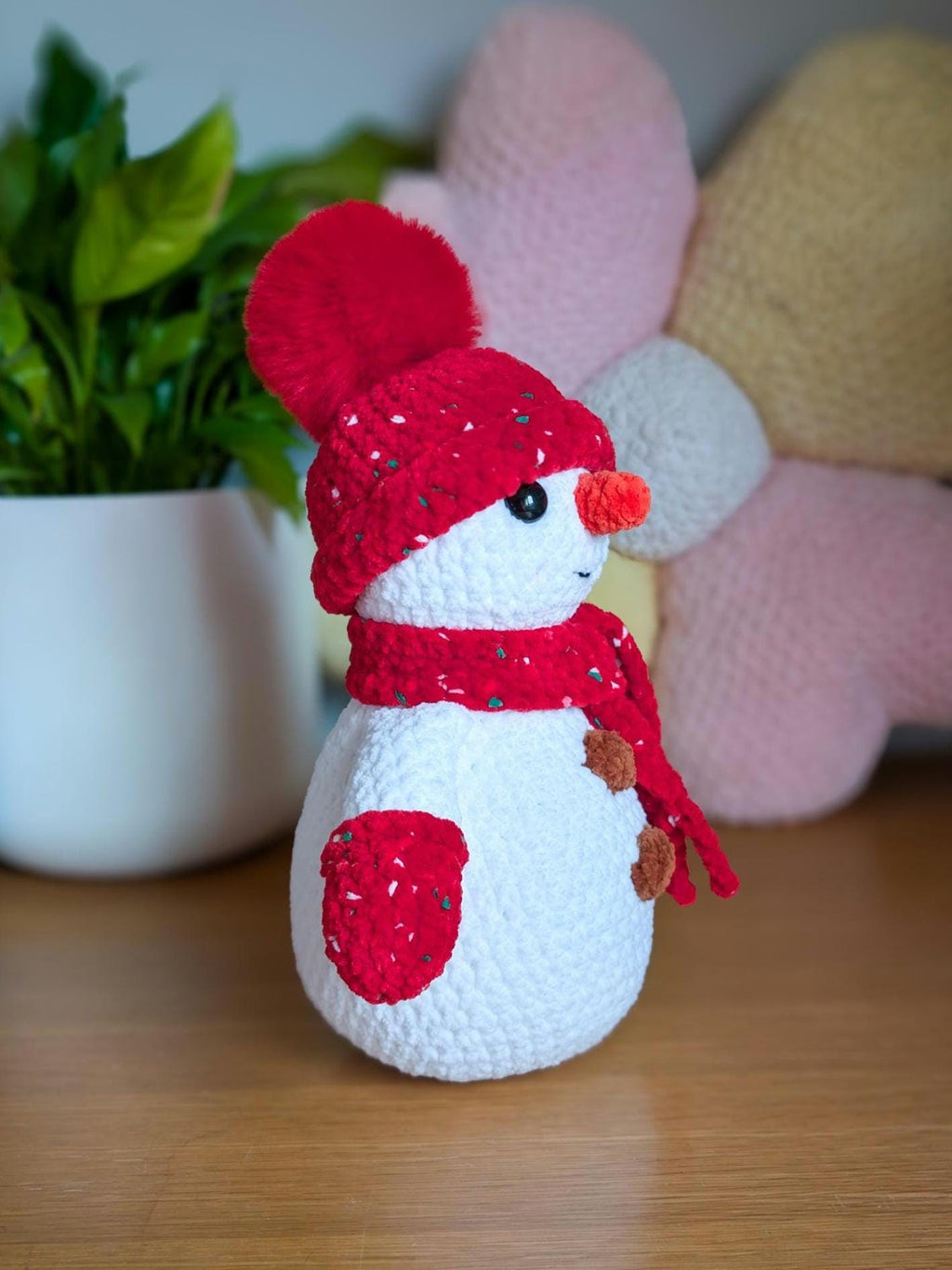 Lumi the Snowman Crochet Pattern PDF