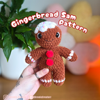 Gingerbread Sam Crochet Pattern PDF