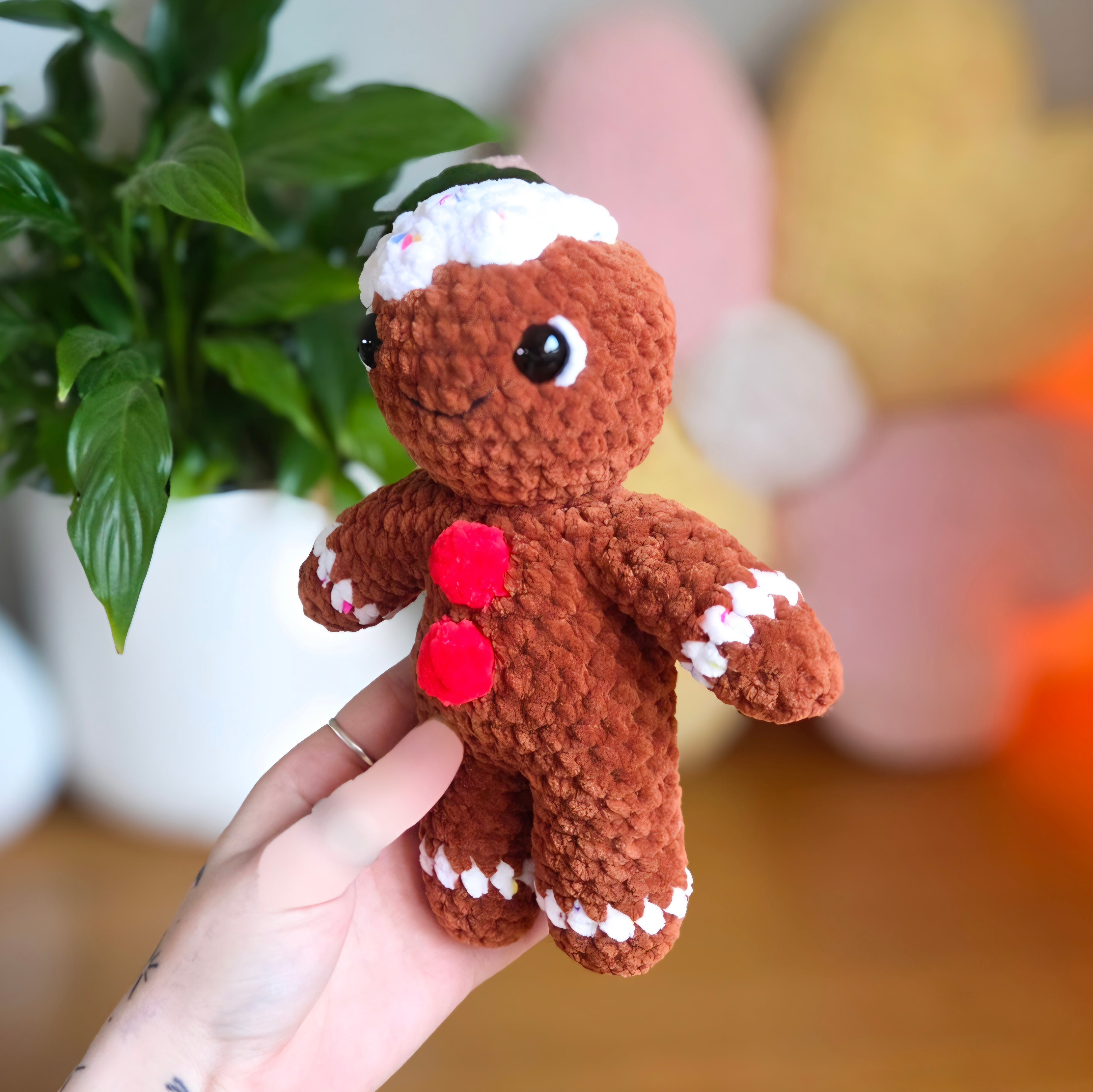 Gingerbread Sam Crochet Pattern PDF