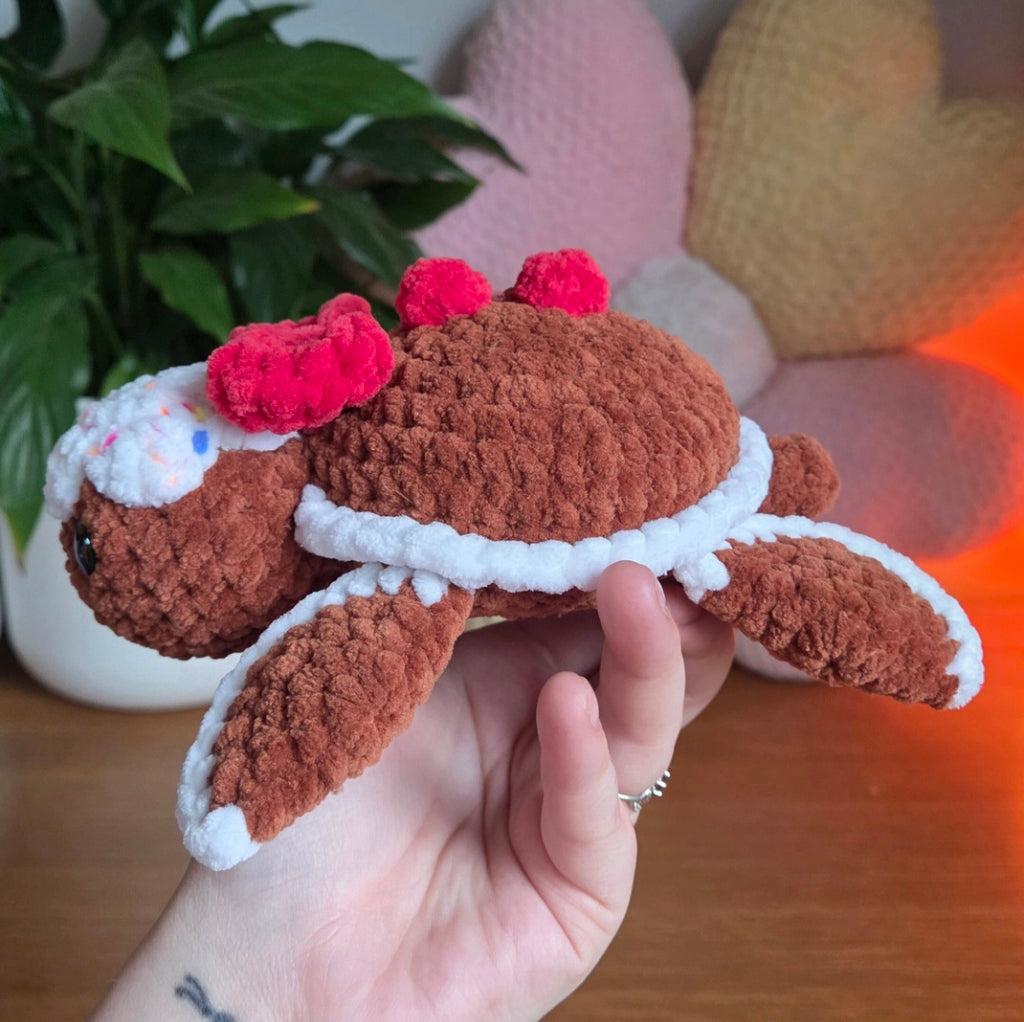Gingerbread Turtle - PDF Crochet Pattern