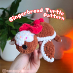 Gingerbread Turtle - PDF Crochet Pattern