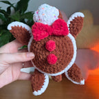 Gingerbread Turtle - PDF Crochet Pattern