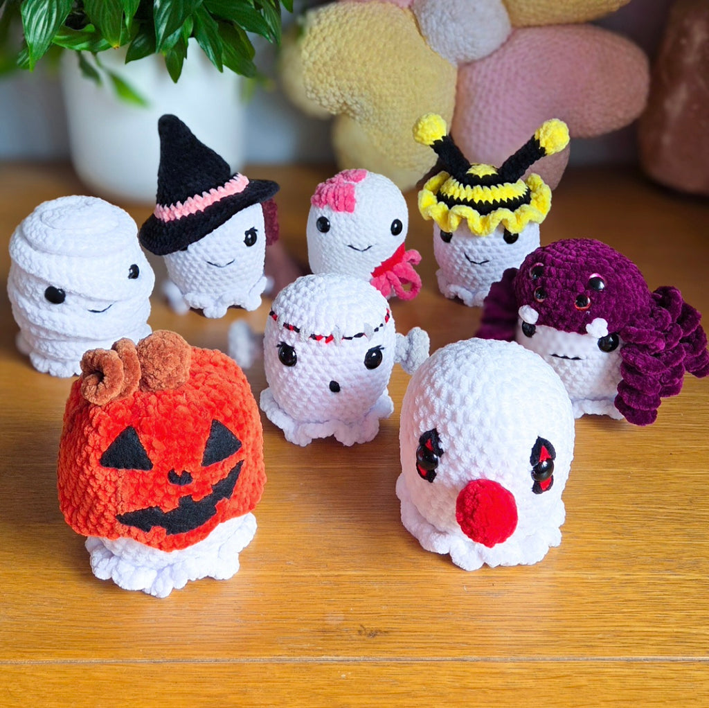 S-boo-ky Ghost Bundle Crochet Patterns PDF