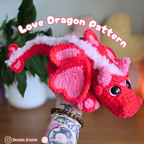 Love Dragon Pattern - PDF Crochet Pattern